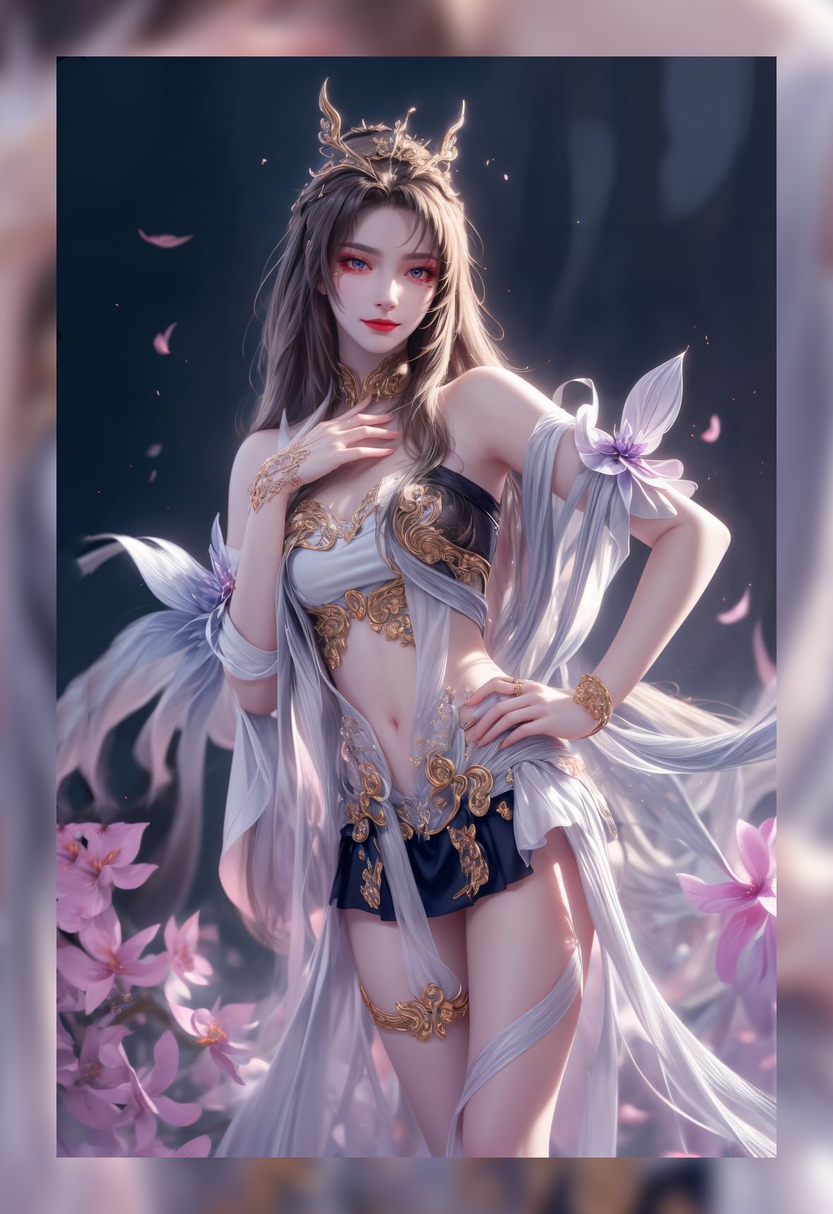 国潮素材完美世界天狐仙子优质4k整理合集