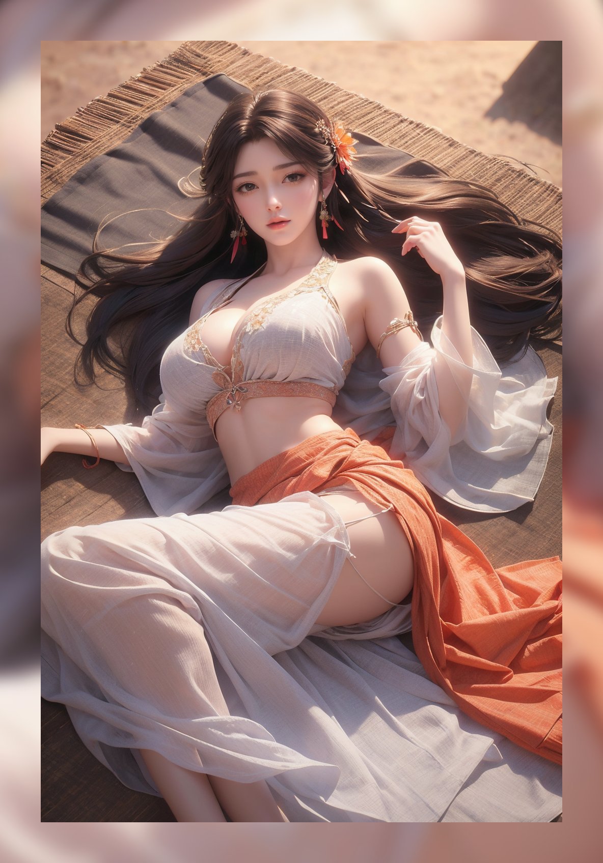 最新建模脸完美世界火灵儿精美4k压缩包下载