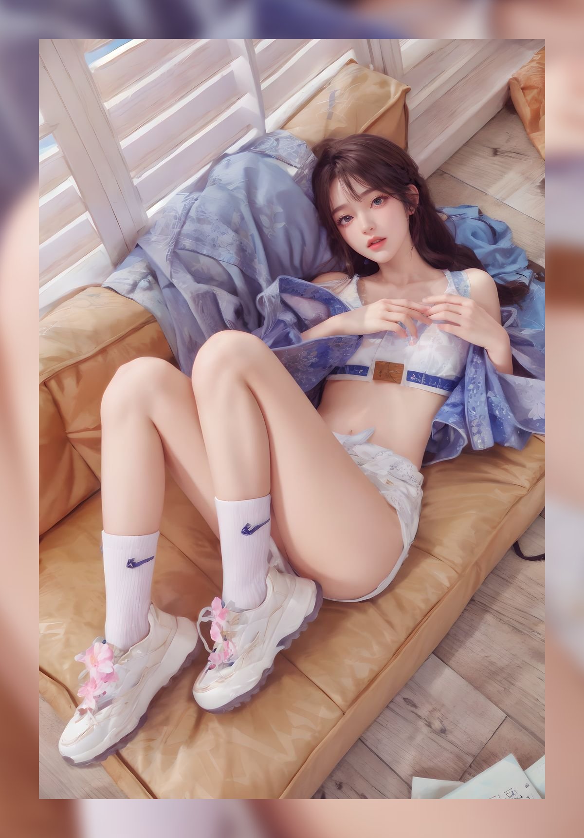 火爆ai女生完美世界火灵儿精美6k图包壁纸