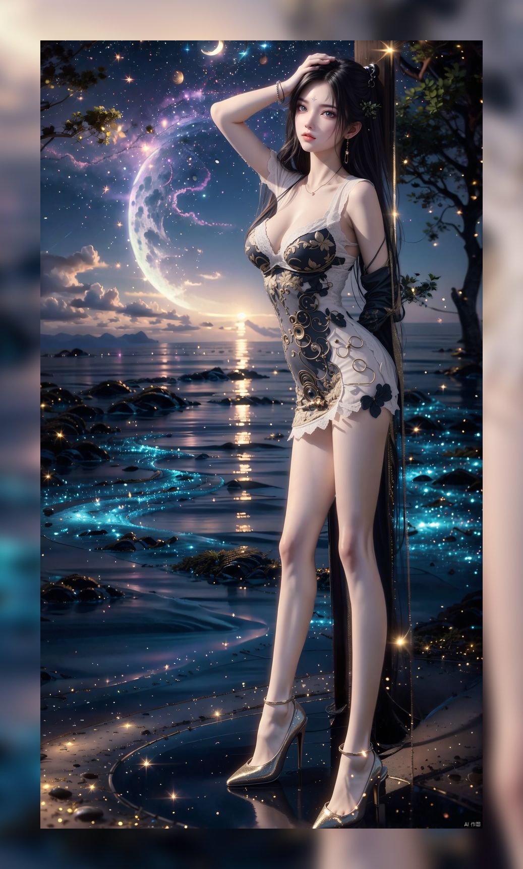 优秀作品ai作品完美世界月婵高清4k整理合集