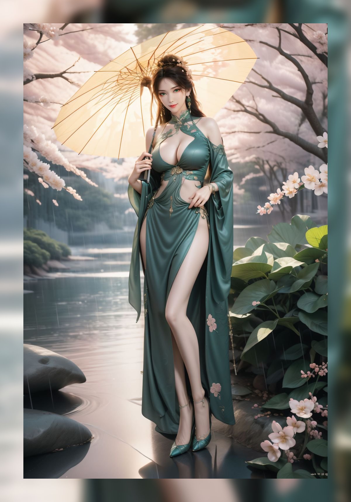 炸裂的素材诛仙金瓶儿高质量8k壁纸打包