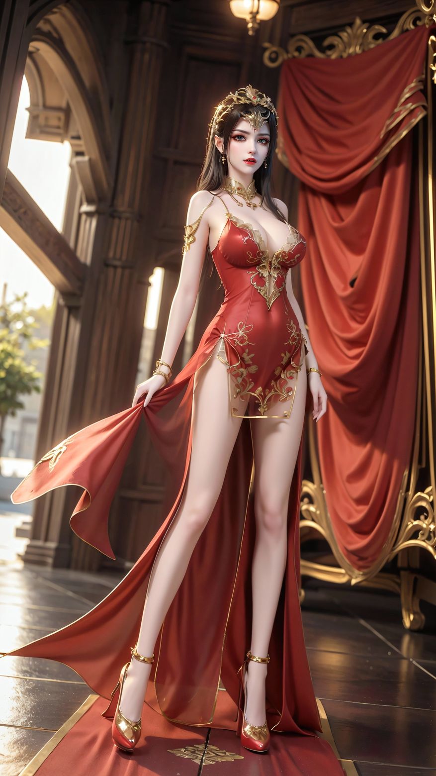新出炉建模身材斗破苍穹美杜莎精美8k壁纸网盘下载