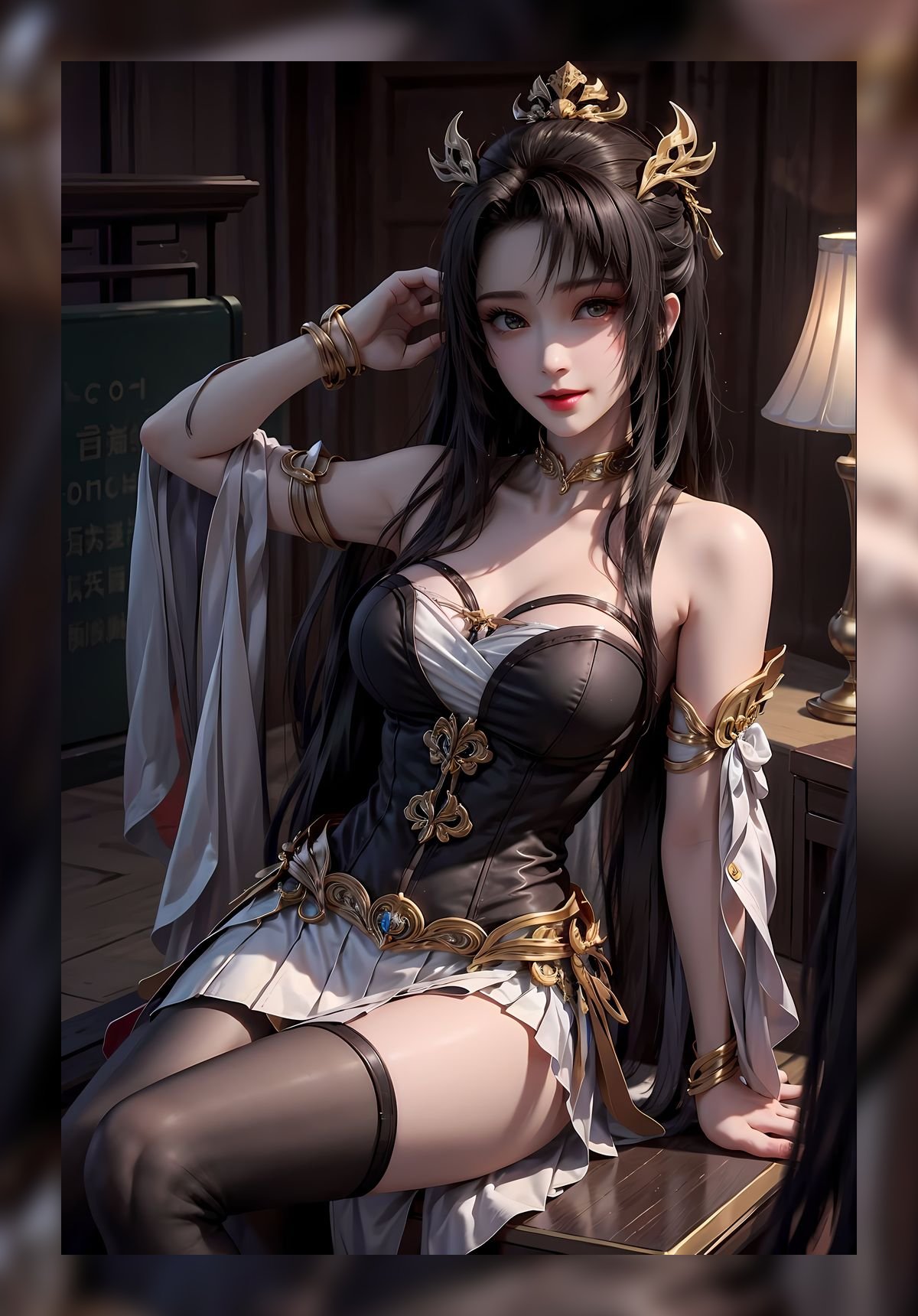 精致ai壁纸完美世界天狐仙子超清晰6k壁纸下载