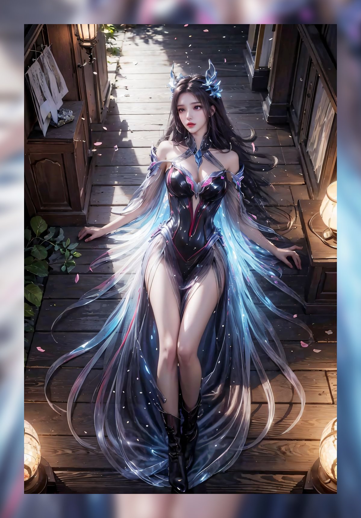 国风ai素材斗罗大陆朱竹清高分辨率6k图包下载