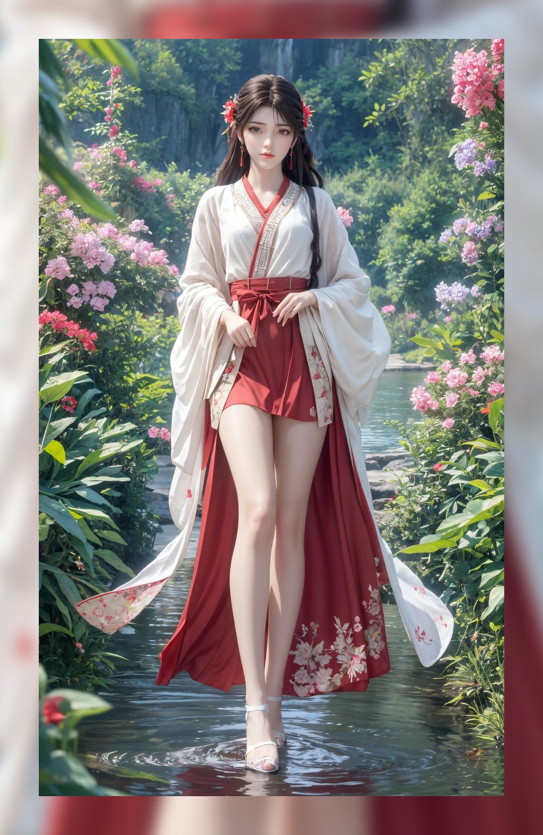 火热建模脸完美世界火灵儿高质量4k压缩打包