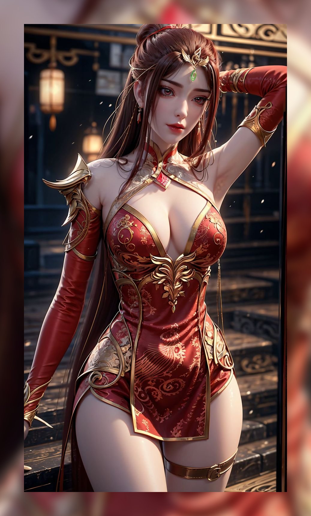 精美的性感完美世界红凰高质量4k图包壁纸