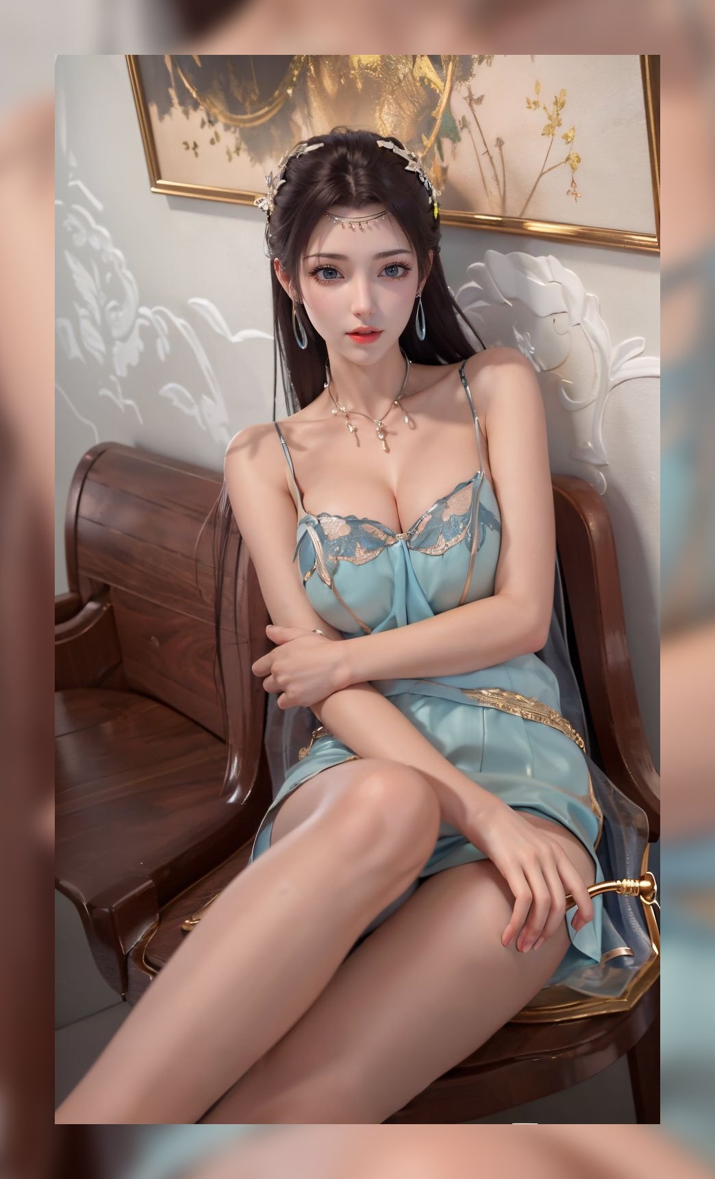 炫酷的ai女生斗破苍穹云韵超清晰6k图包壁纸
