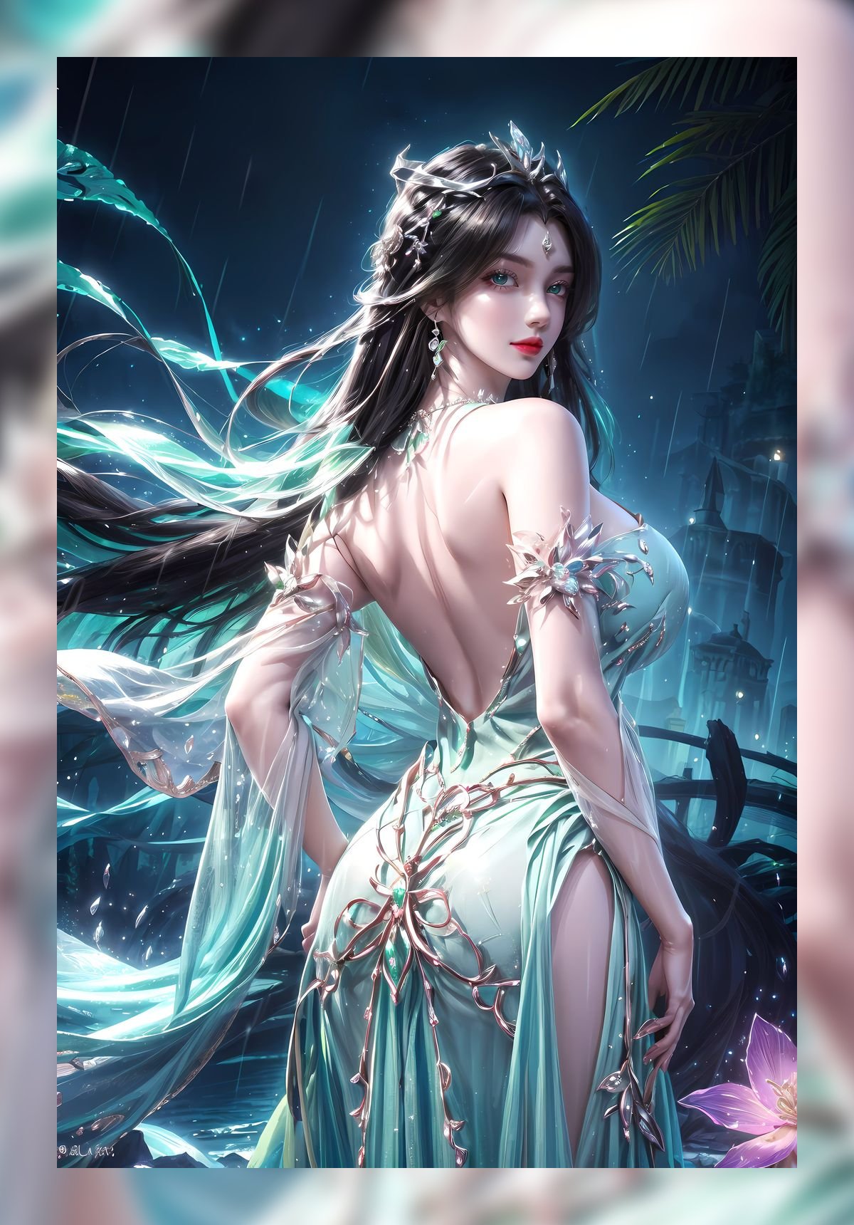 炸裂的ai壁纸完美世界柳神8k壁纸下载