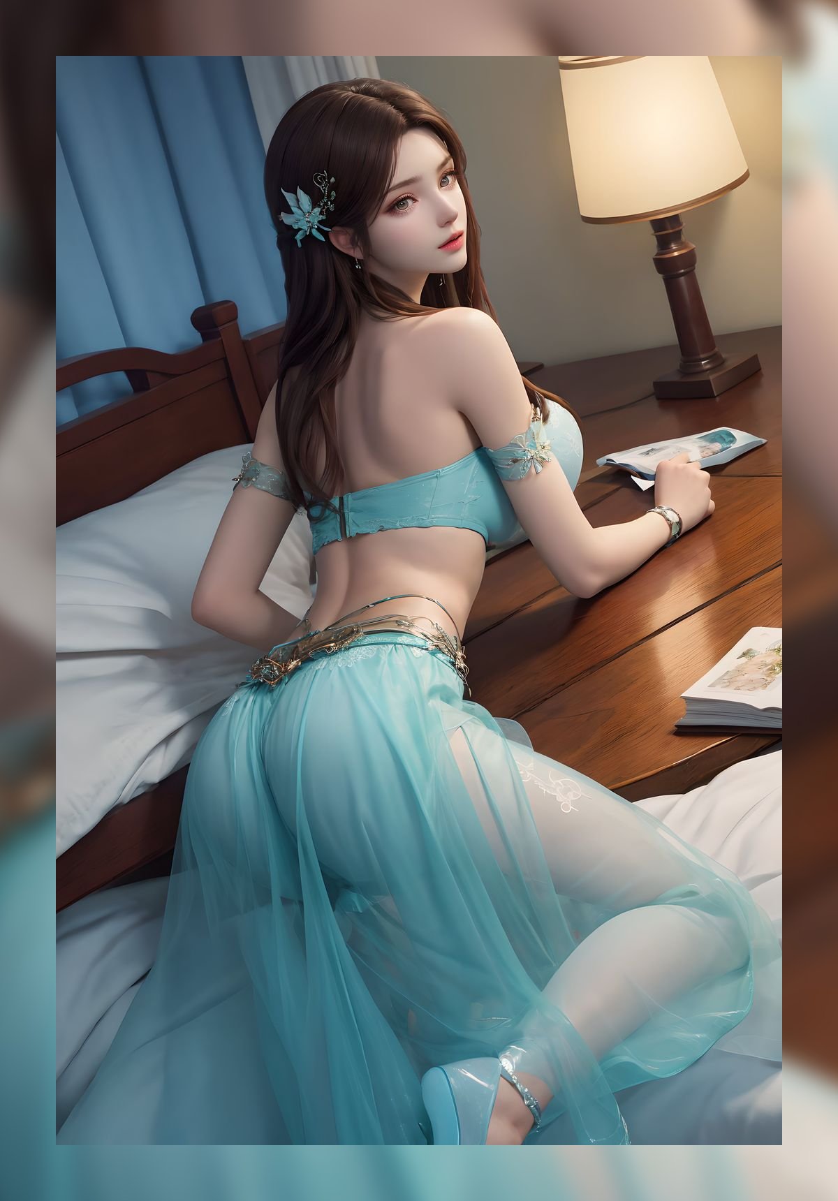 优秀的ai桌布斗破苍穹萧薰儿高清6k图包壁纸