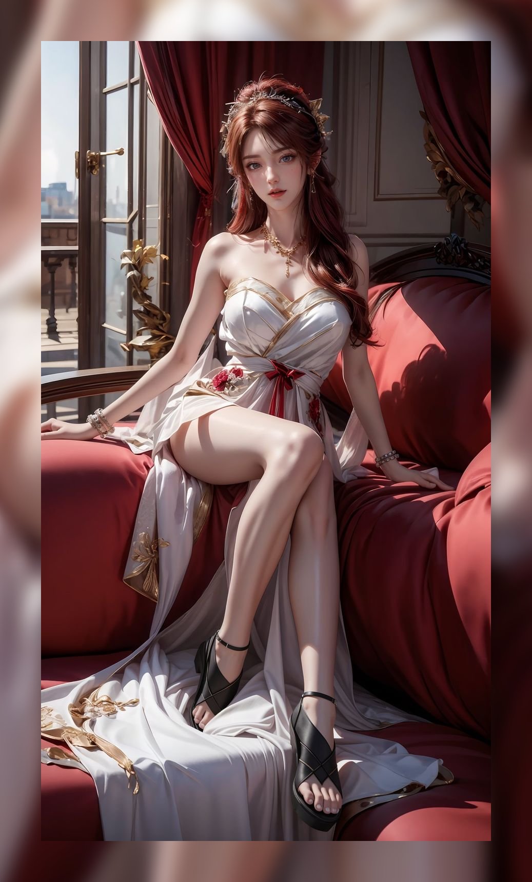 炸裂的ai生成完美世界火灵儿超清晰8k合集壁纸