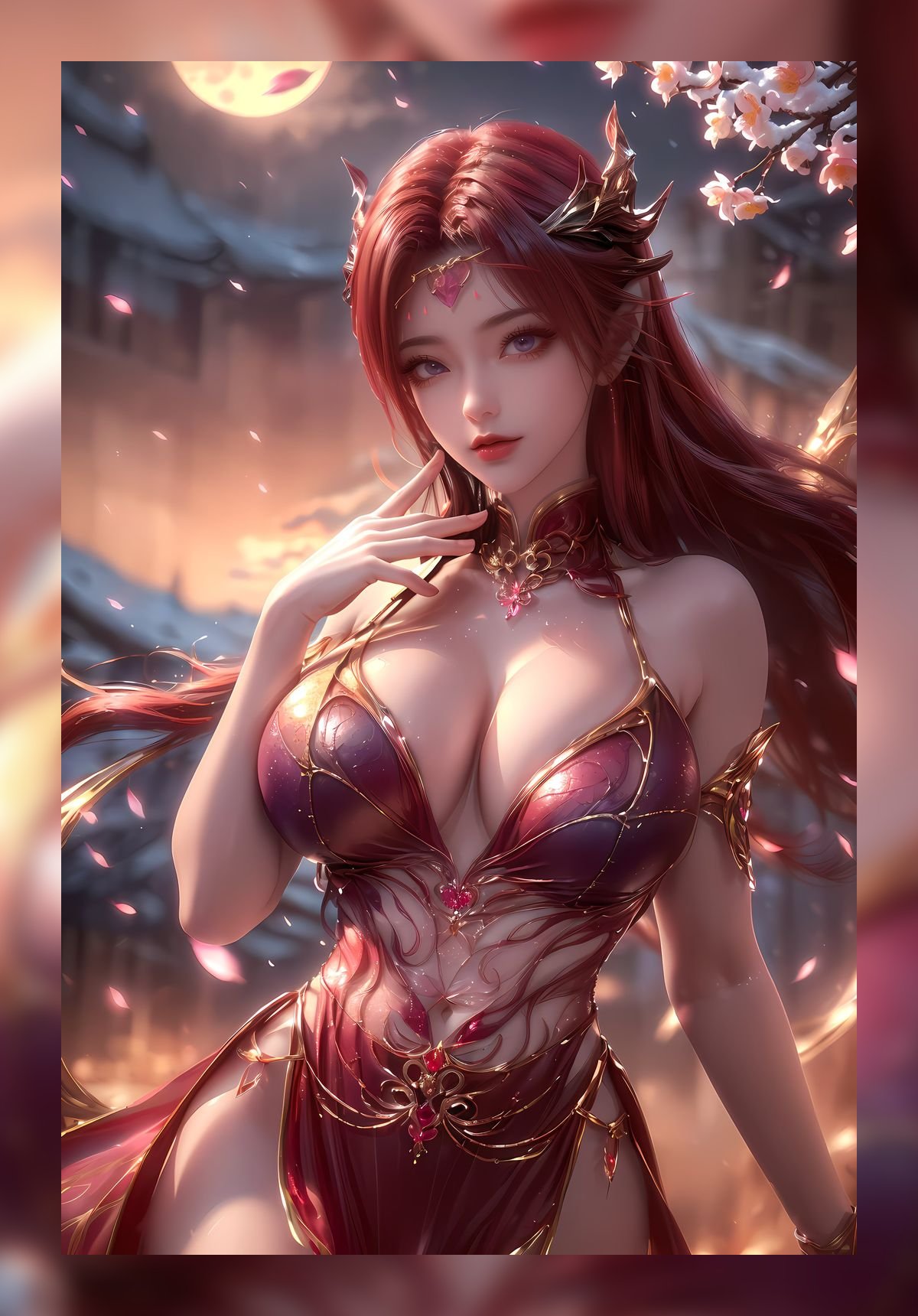 优秀作品ai绘画百炼成神妖夜高清8k打包下载
