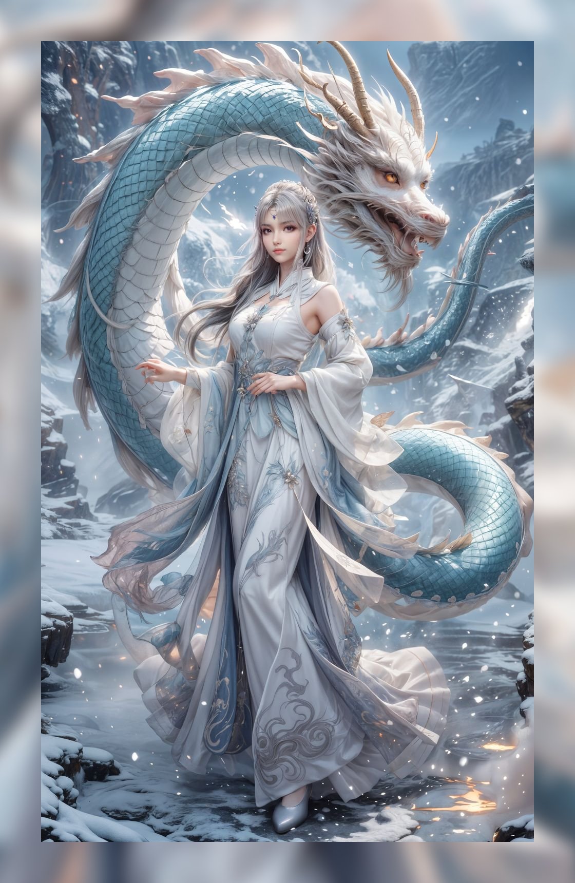 火爆素材斗破苍穹小医仙超清晰6k打包壁纸