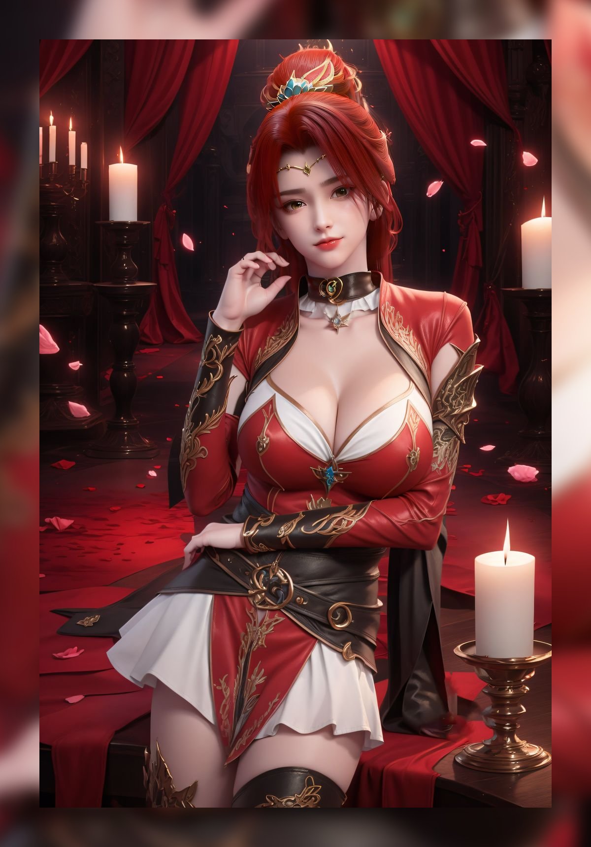 精美的ai壁纸斗破苍穹唐火儿精美6k图包壁纸