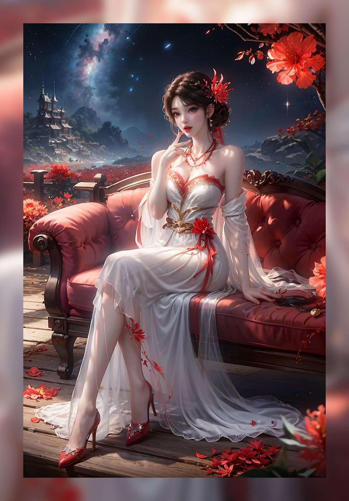 优秀作品ai女神完美世界火灵儿4k合集壁纸