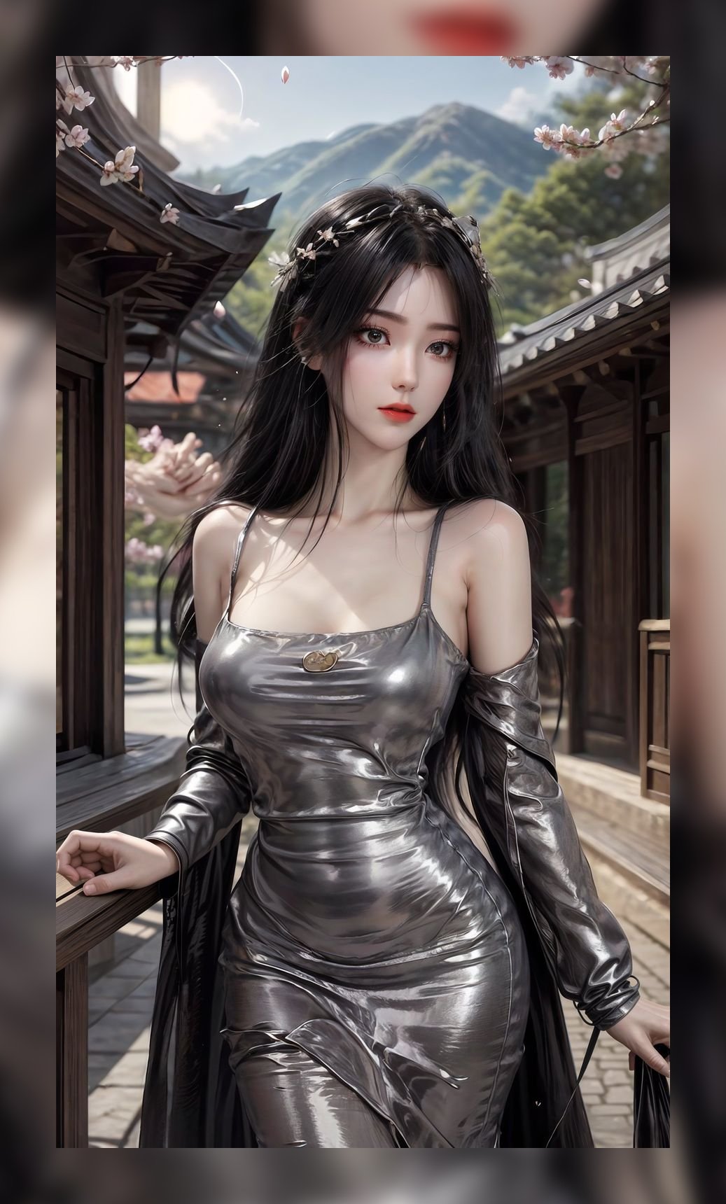 精致ai生成完美世界柳神超清晰8k壁纸下载