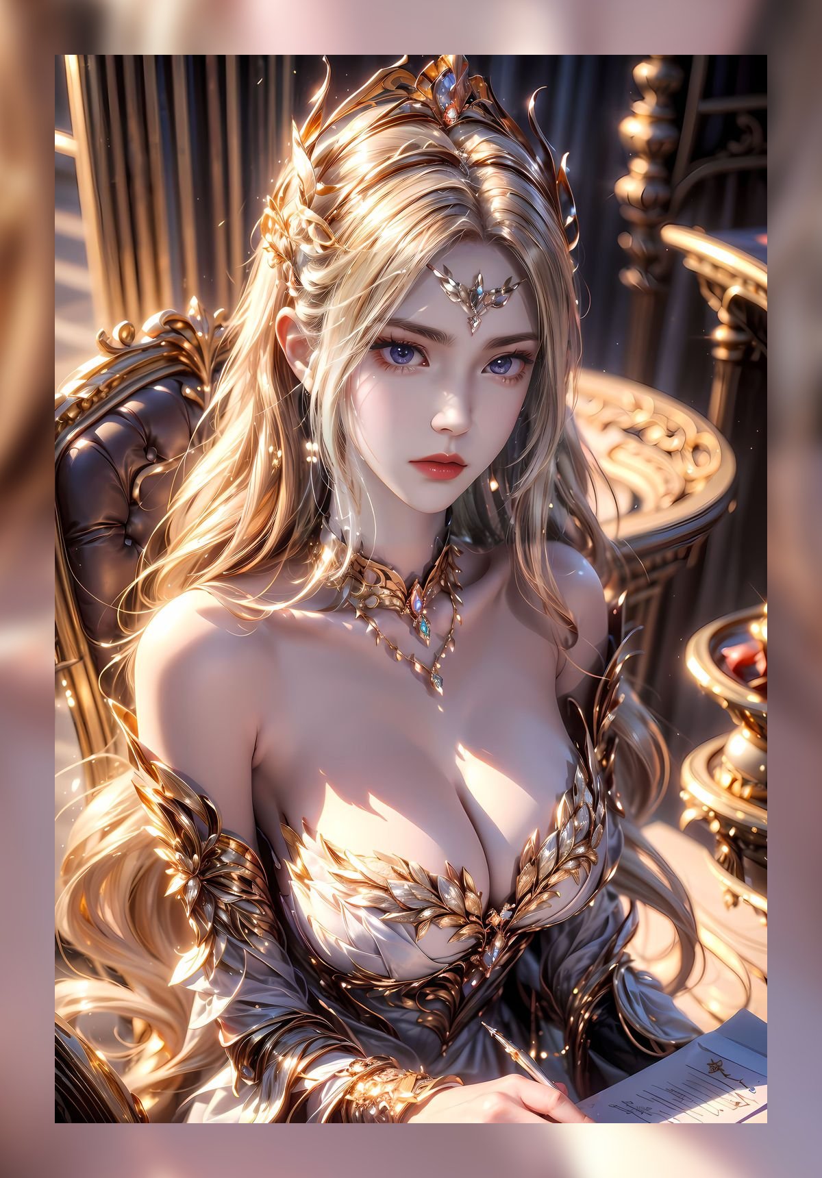 优秀的ai壁纸斗罗大陆千仞雪超清晰6k壁纸下载