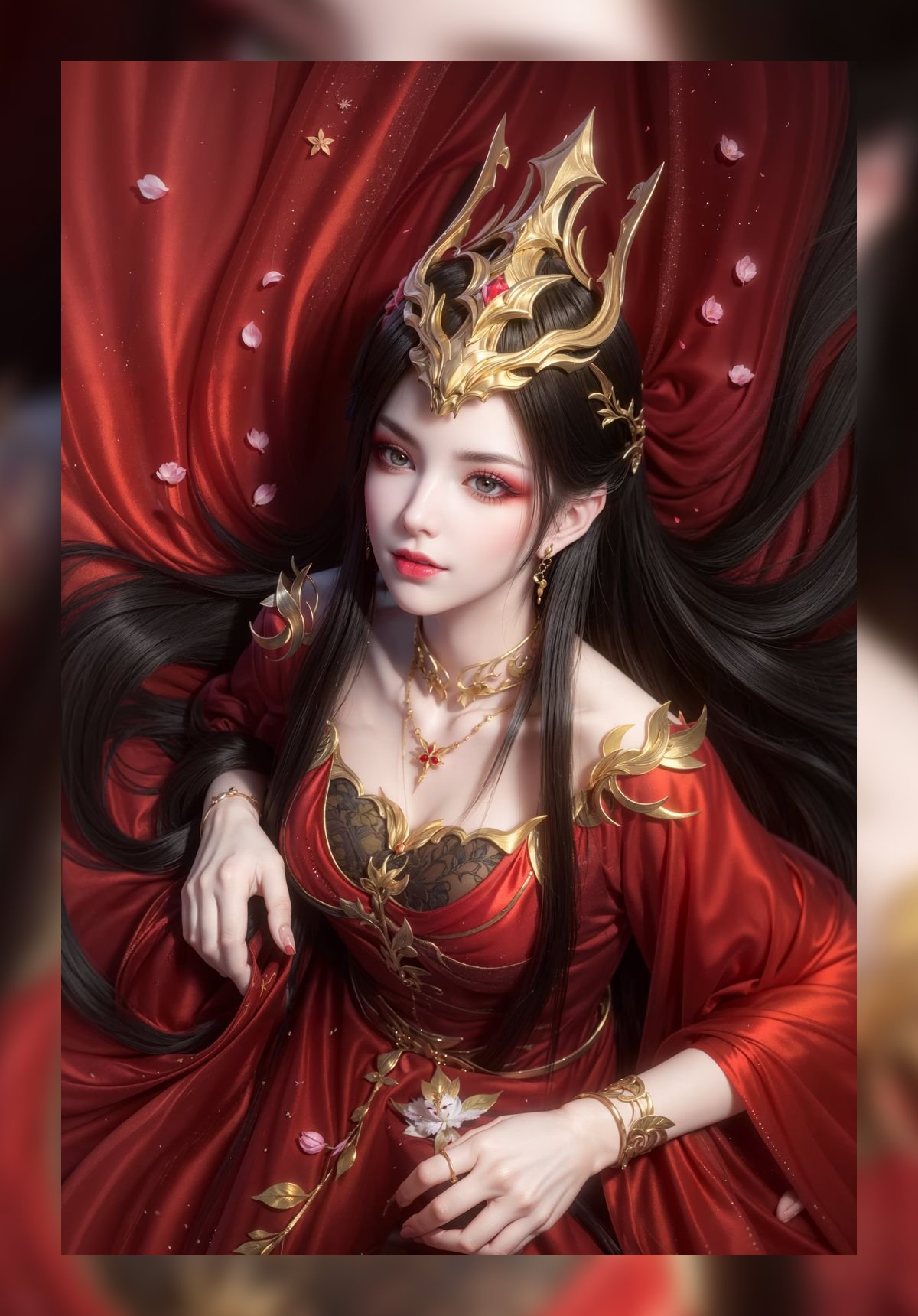 炫酷的素材斗破苍穹美杜莎高质量8k壁纸网盘下载