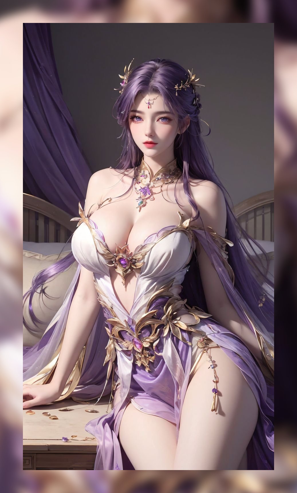 优秀作品ai桌面完美世界云曦8k壁纸下载