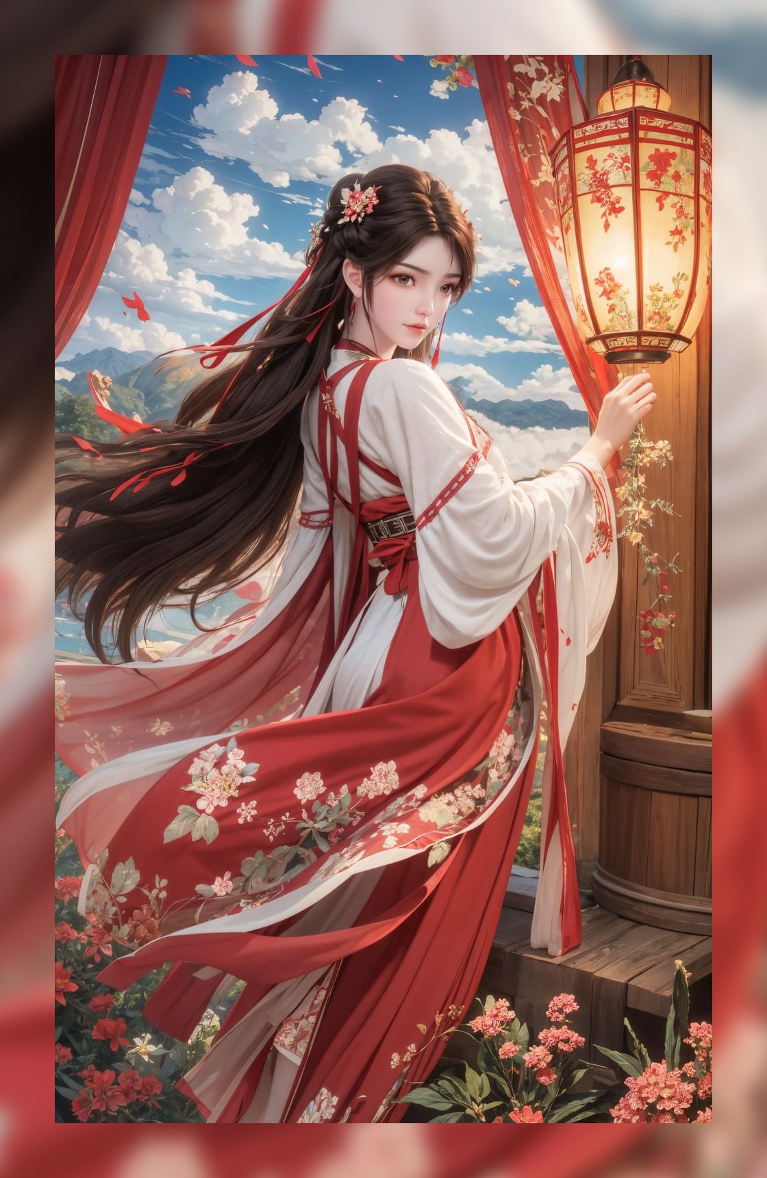 最新ai桌布完美世界火灵儿优质6k图包打包