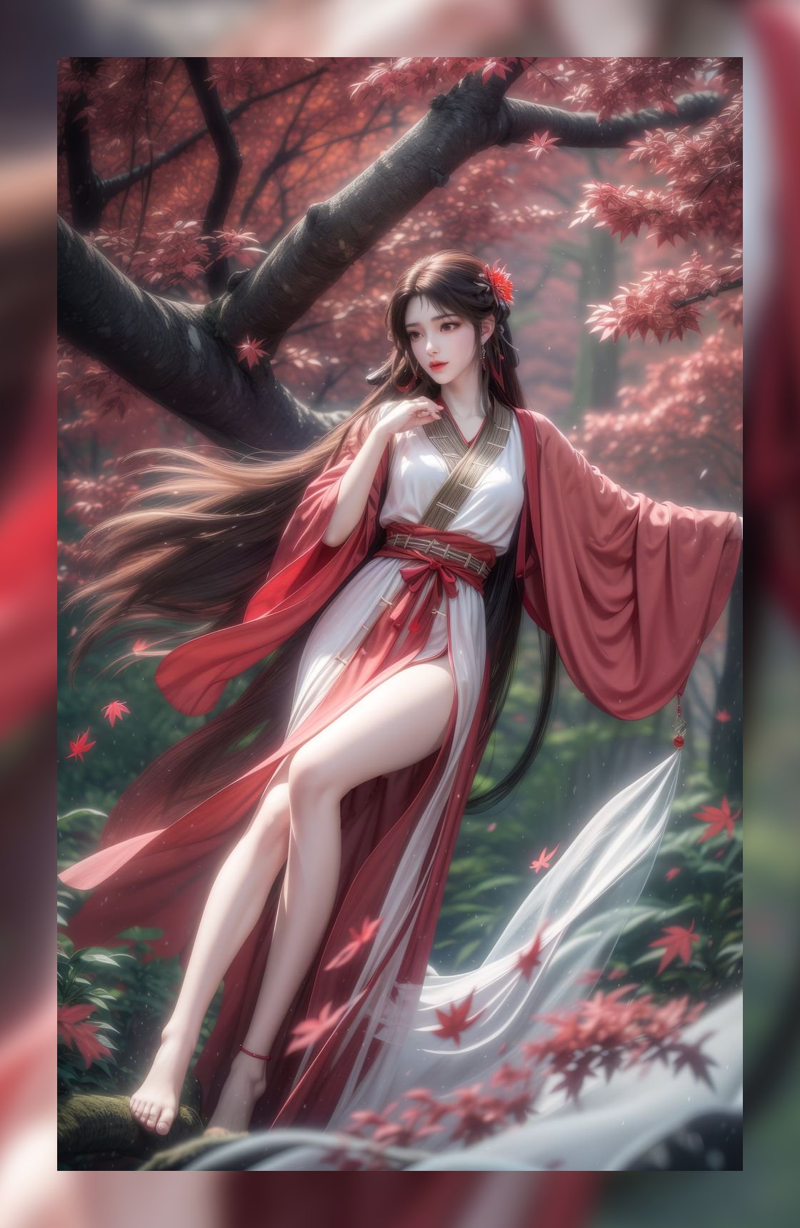 优秀作品ai女生完美世界火灵儿优质6k图包打包