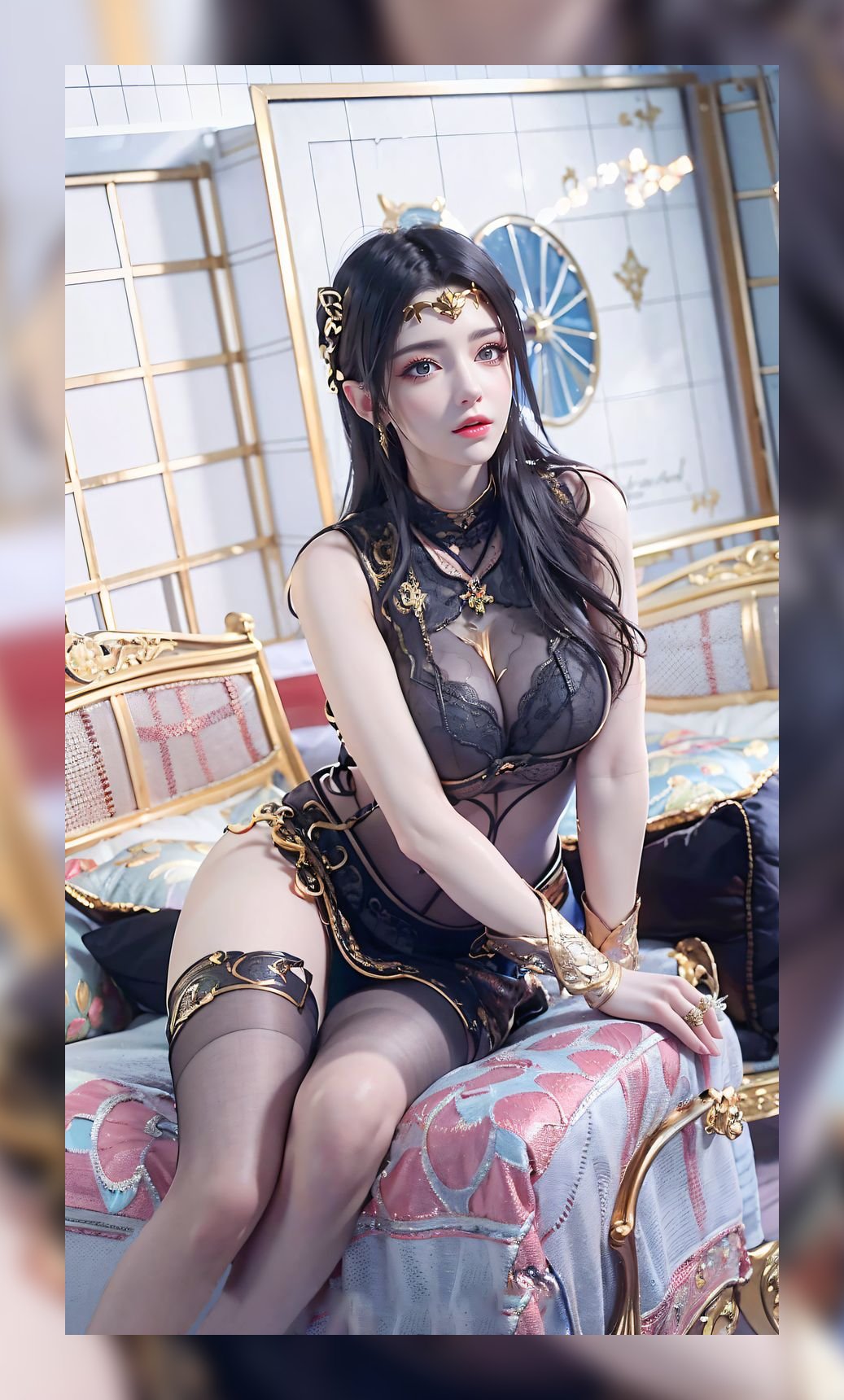 国潮ai女神斗破苍穹美杜莎超清晰6k壁纸下载