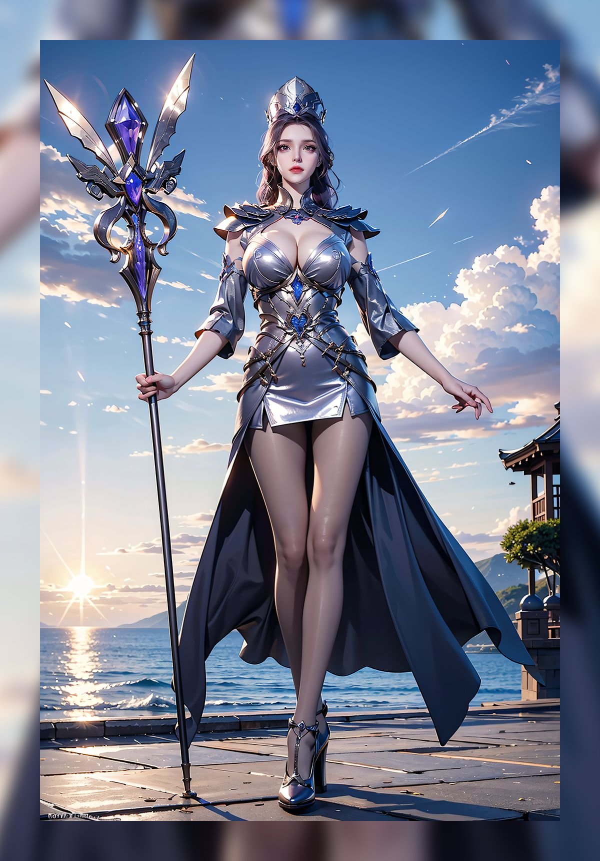 炫酷的ai女神斗罗大陆比比东高分辨率8k压缩包下载