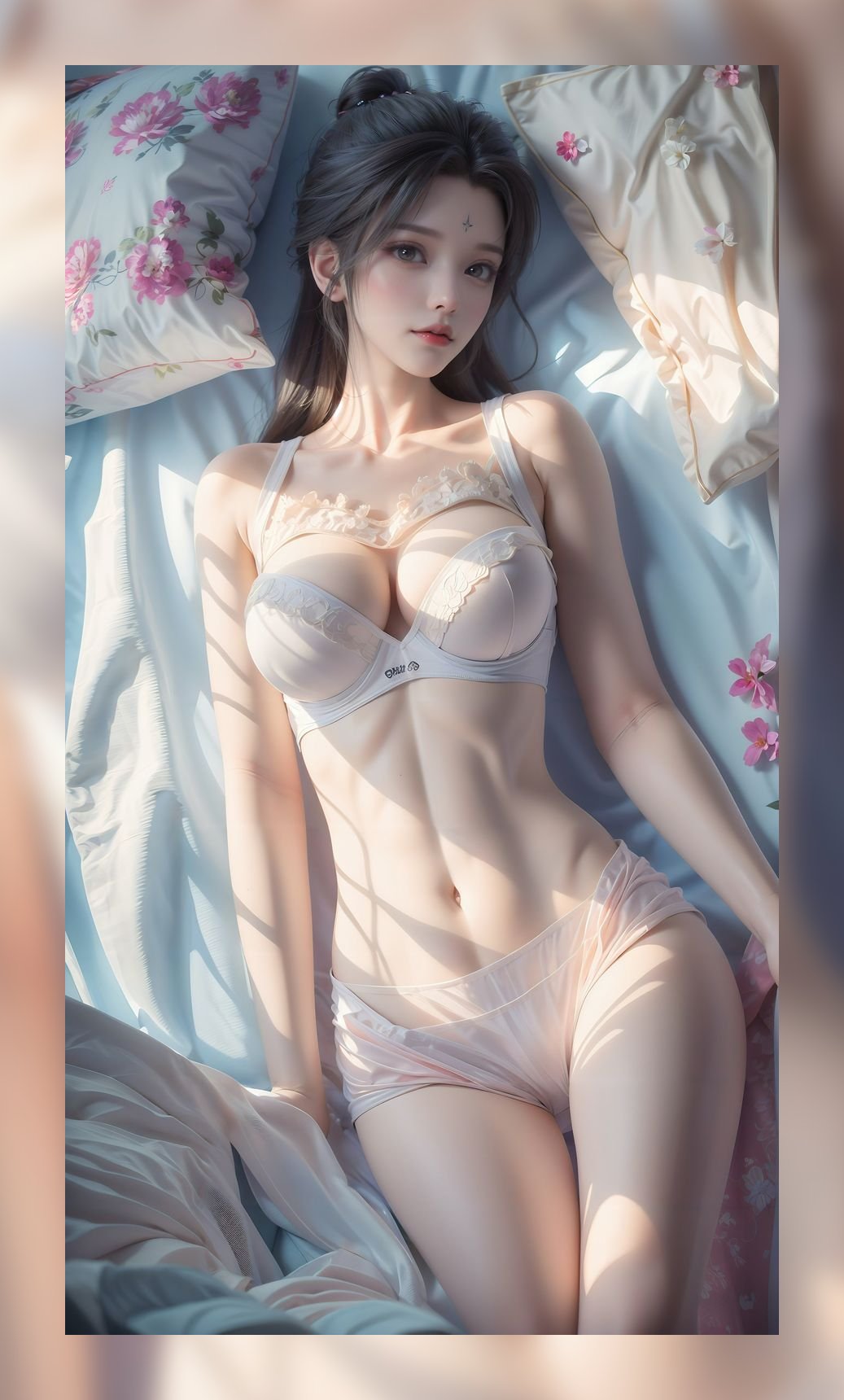 精致ai美女完美世界清漪超清晰8k图包壁纸