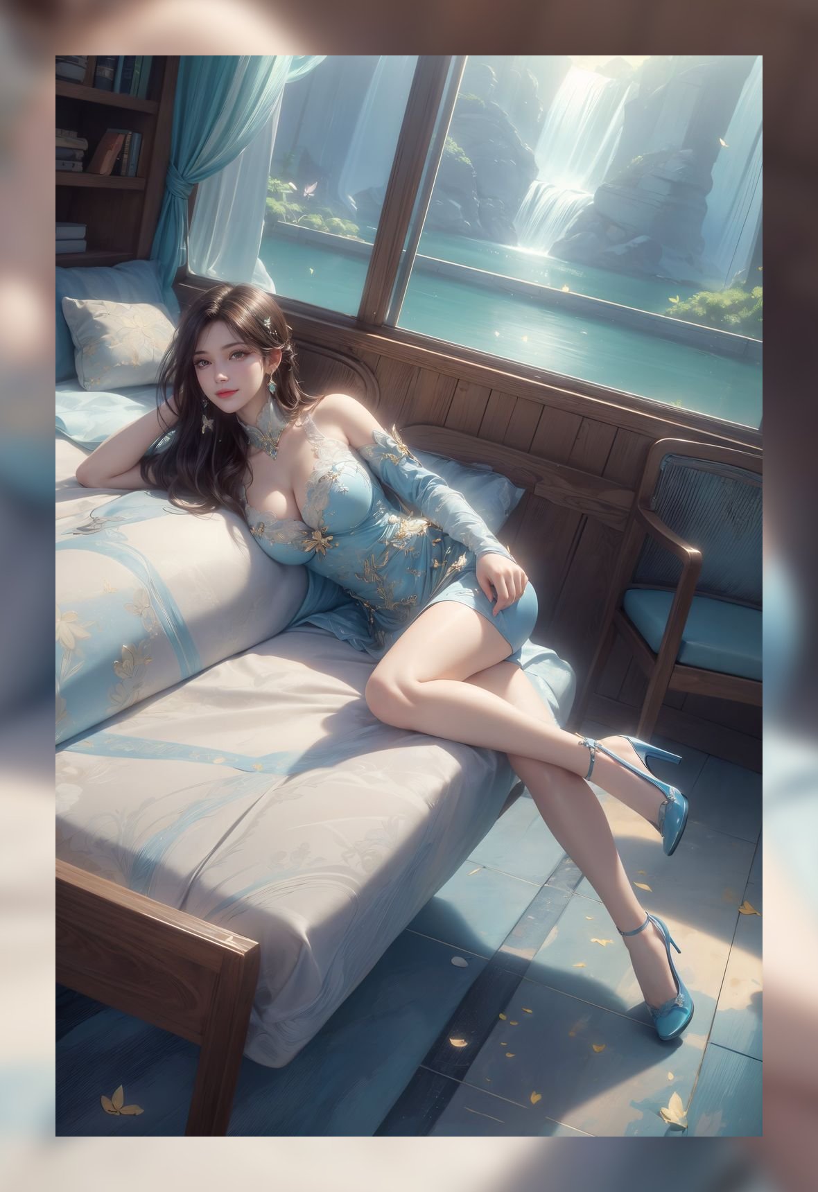 精美的建模身材斗破苍穹萧薰儿优质8k壁纸网盘下载