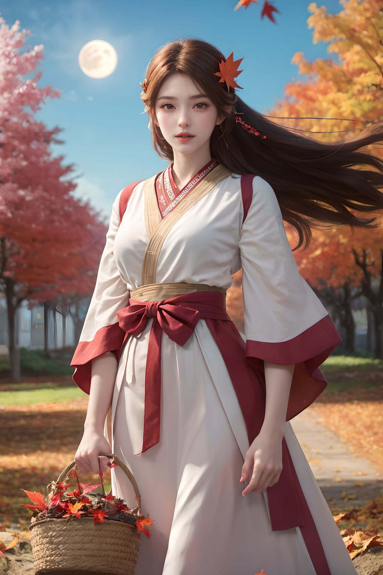 火热ai女生完美世界火灵儿优质4k打包壁纸