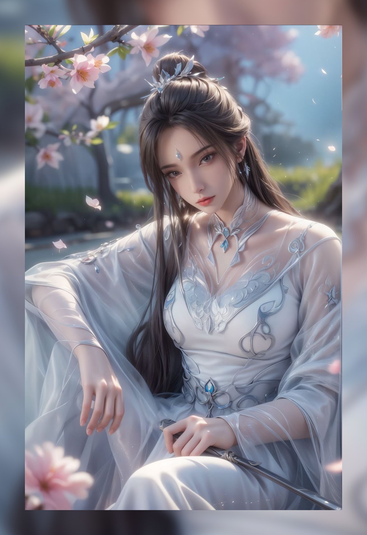 优秀的ai作品诛仙陆雪琪高质量8k打包壁纸