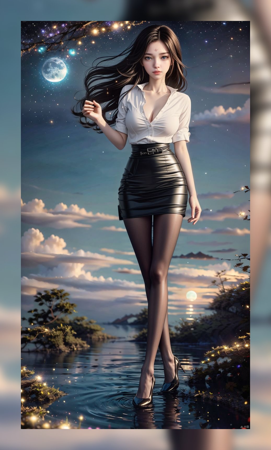 高品质ai女生完美世界清漪精美8k压缩包下载