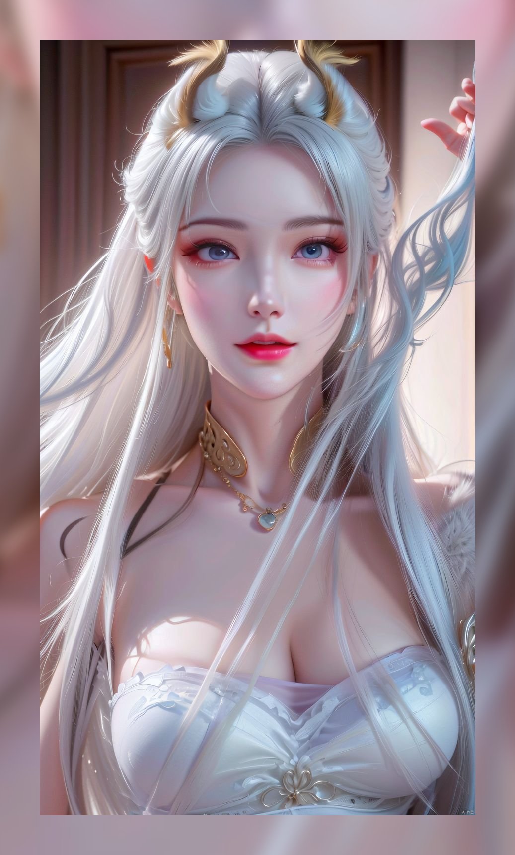 火热ai桌面完美世界天狐仙子精美4k图包壁纸