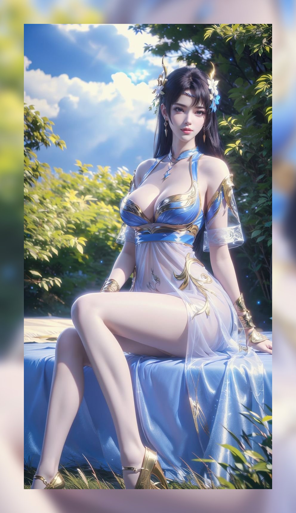 精致ai女神大主宰九幽雀高分辨率6k图包壁纸