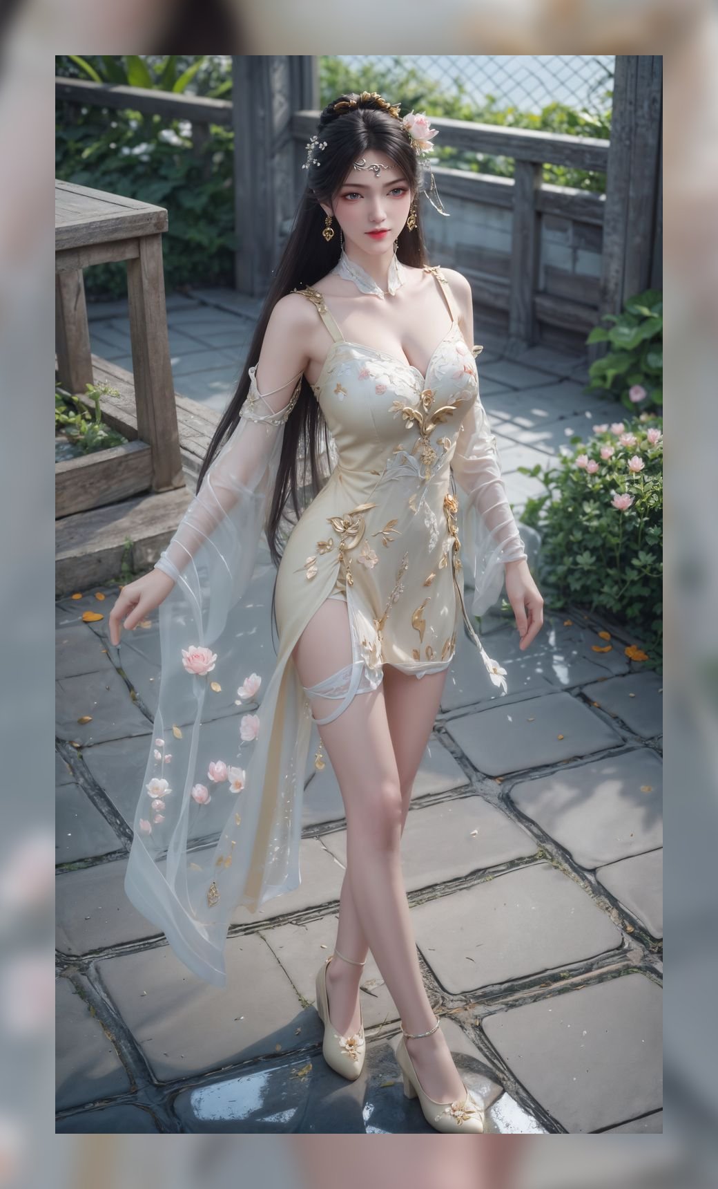 精美的ai壁纸诛仙金瓶儿高分辨率6k壁纸打包