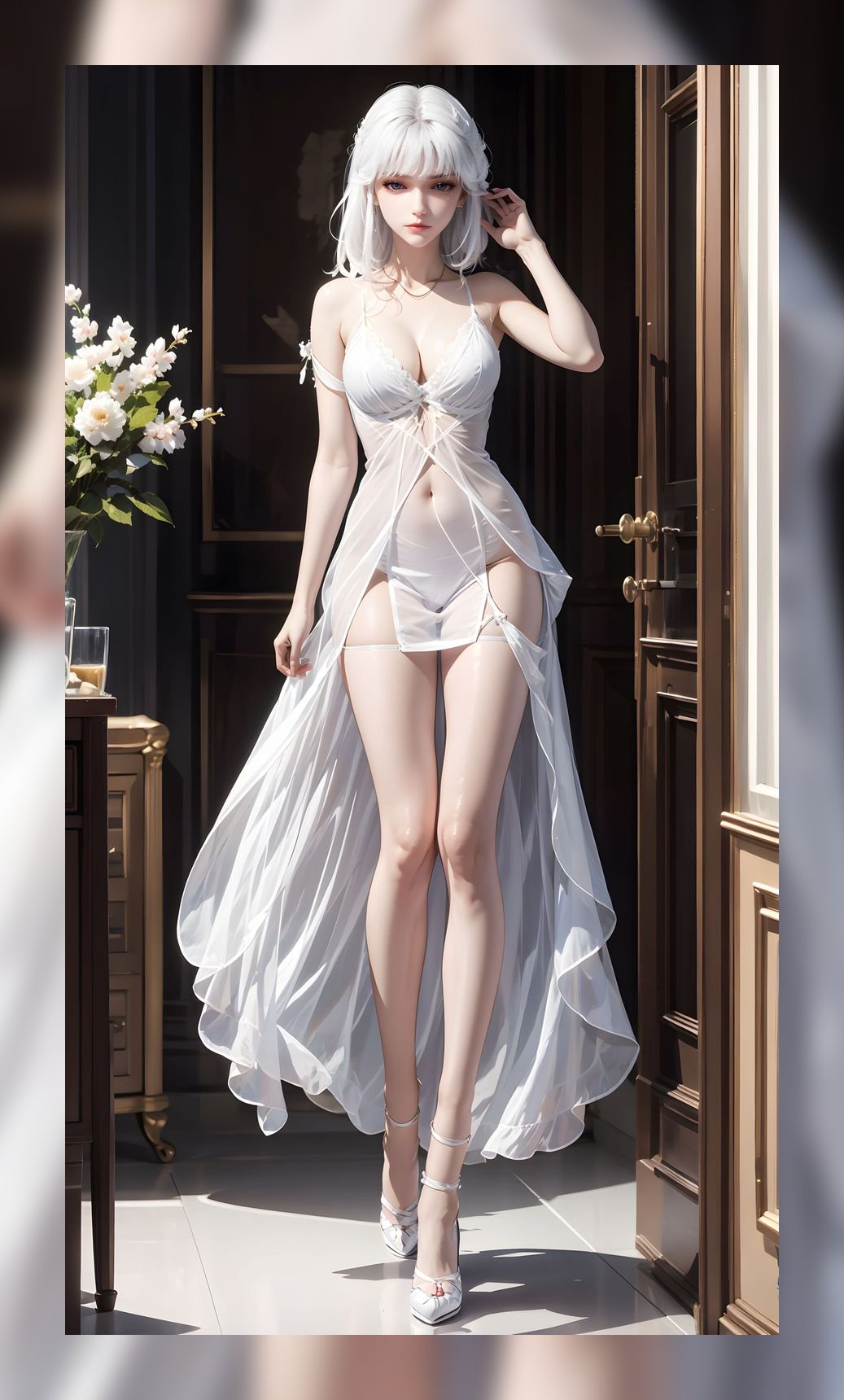 精美的ai绘画神印王座圣采儿高清4k壁纸下载