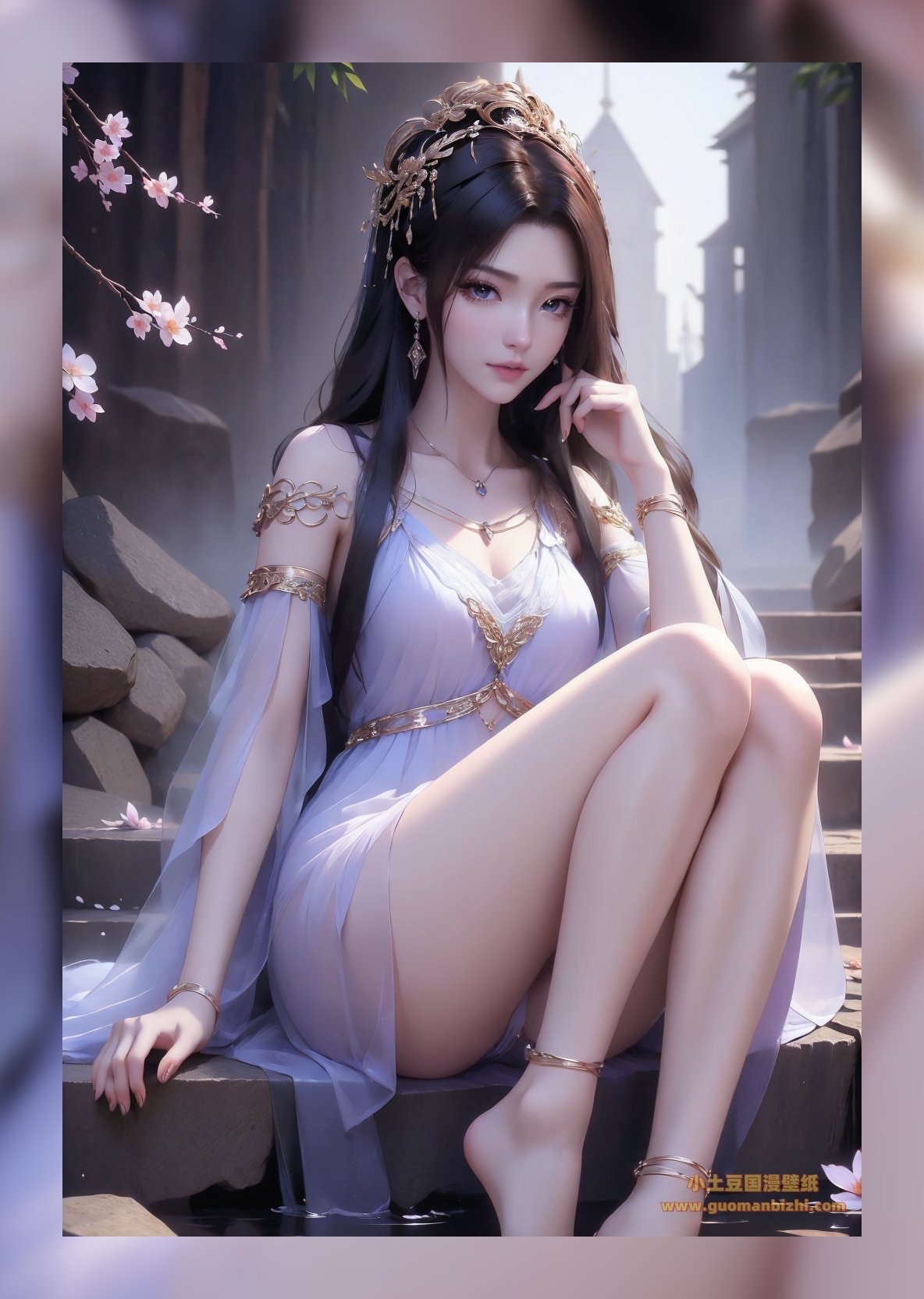 优秀的建模身材紫灵紫灵5311精美6k壁纸网盘下载