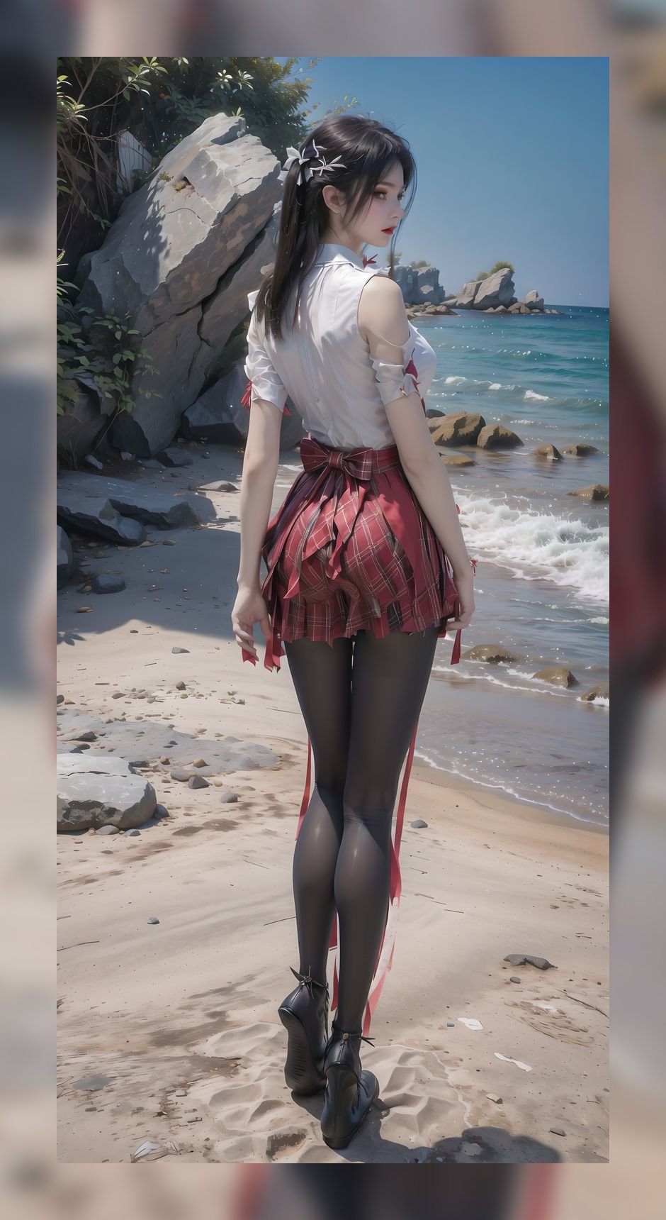 国潮建模脸斗破苍穹美杜莎超清4k壁纸网盘下载