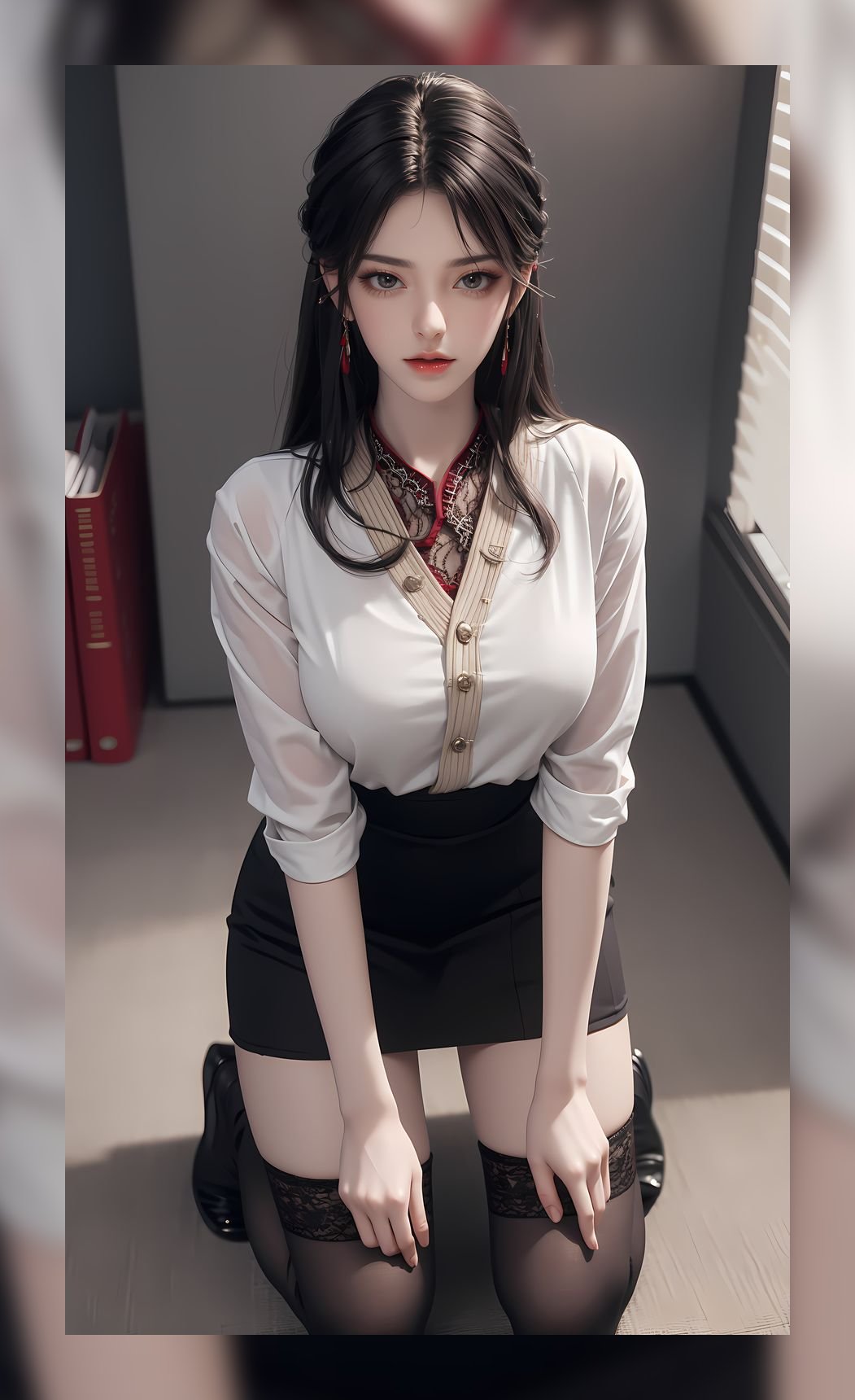 精致ai素材完美世界火灵儿超清4k压缩包下载