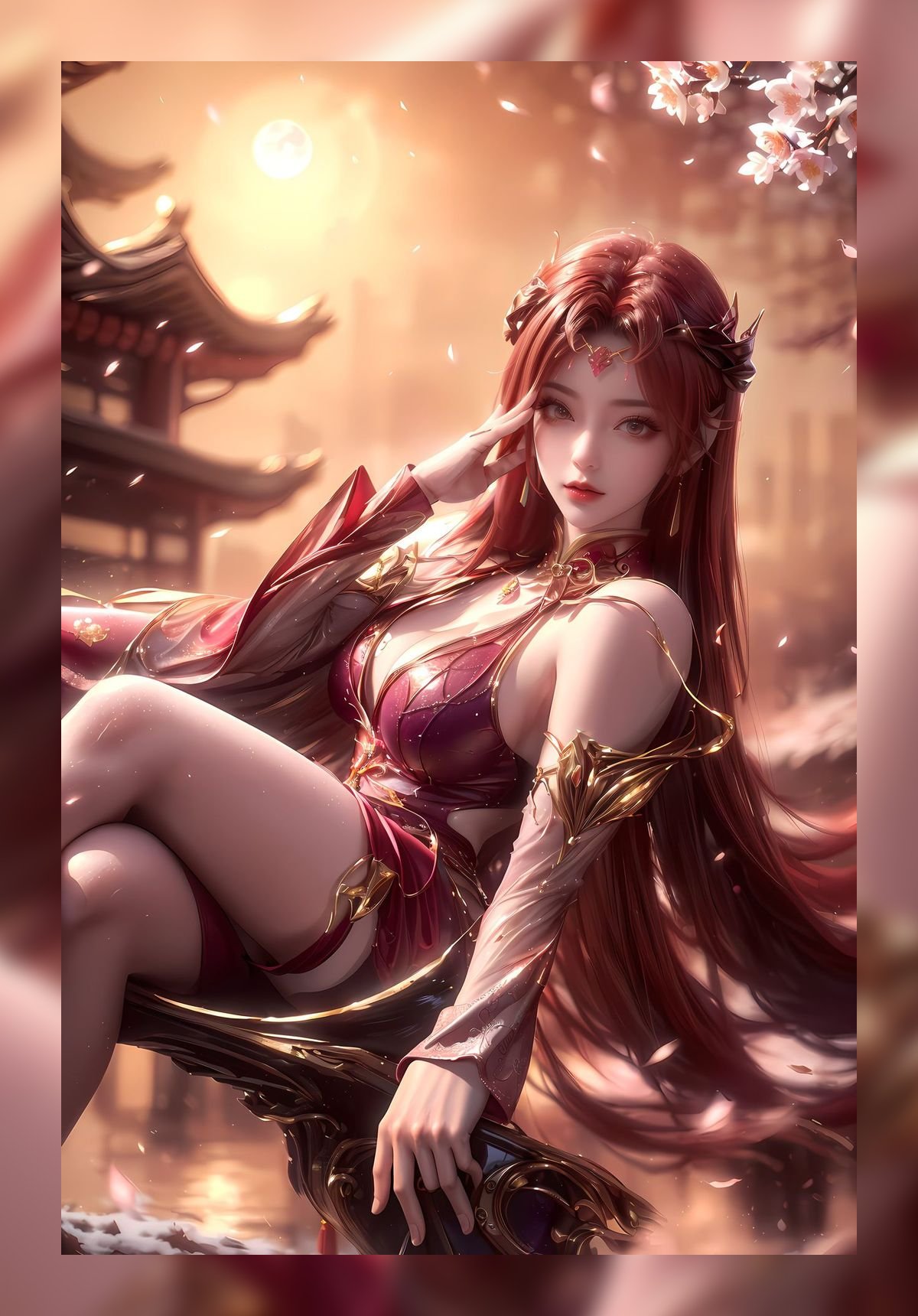 优秀的ai壁纸百炼成神妖夜高分辨率4k打包下载