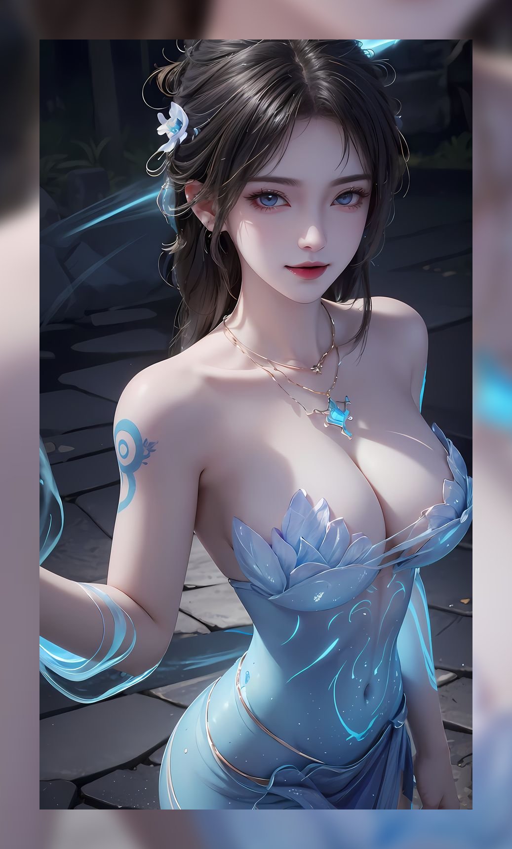 高品质ai绘画完美世界清漪高质量8k壁纸网盘下载
