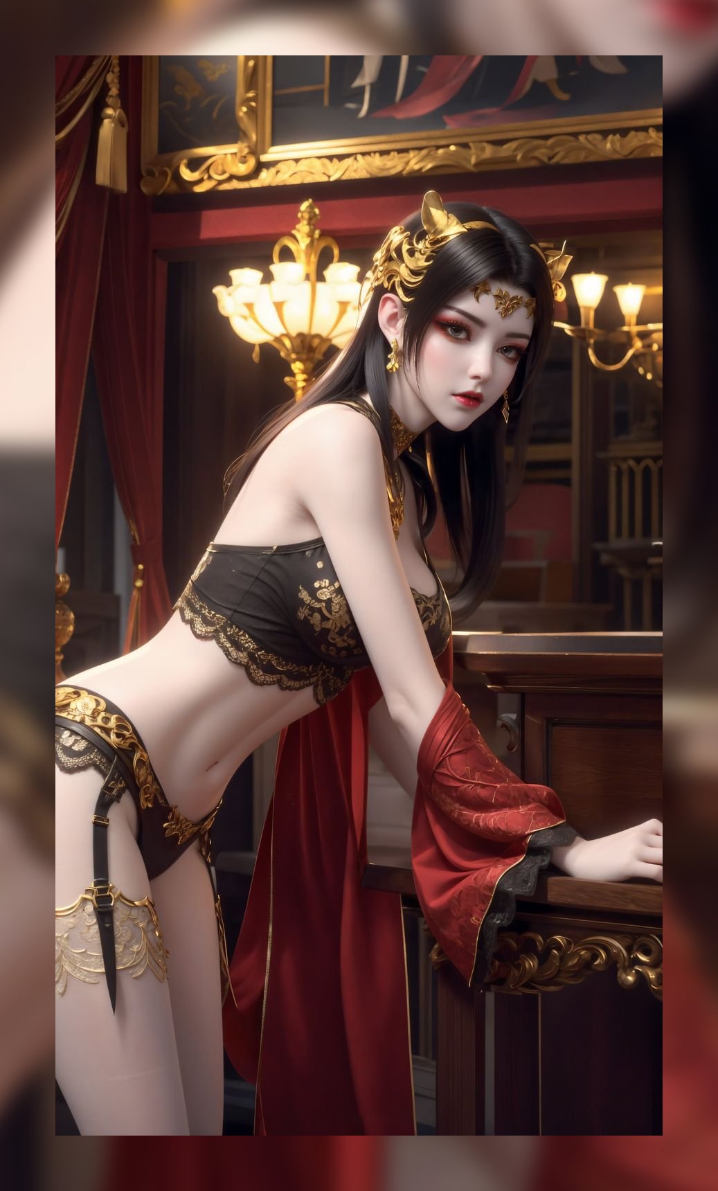 高品质建模脸斗破苍穹美杜莎8k壁纸下载