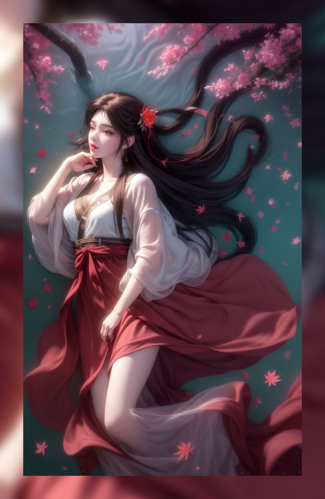 火热ai女神完美世界火灵儿6k壁纸打包