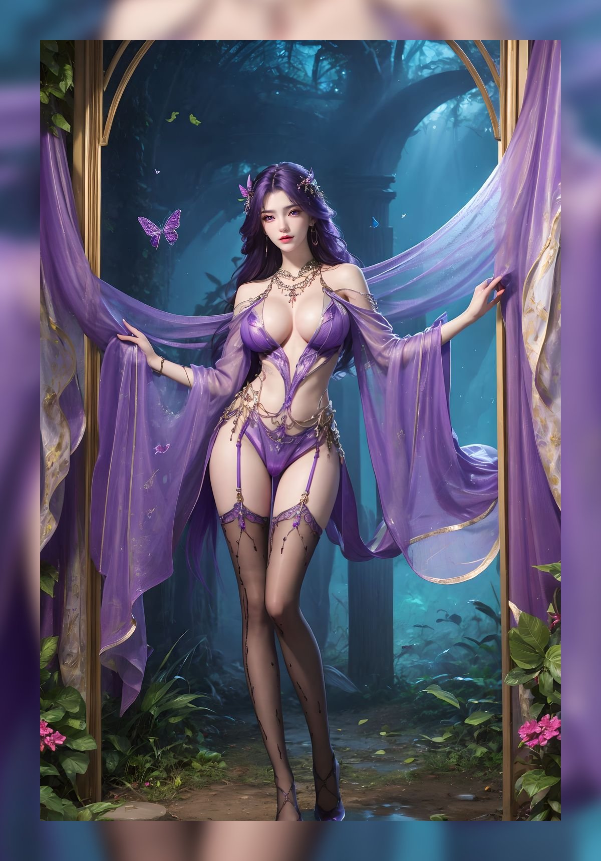 炫酷的ai女神完美世界云曦超清6k整理下载