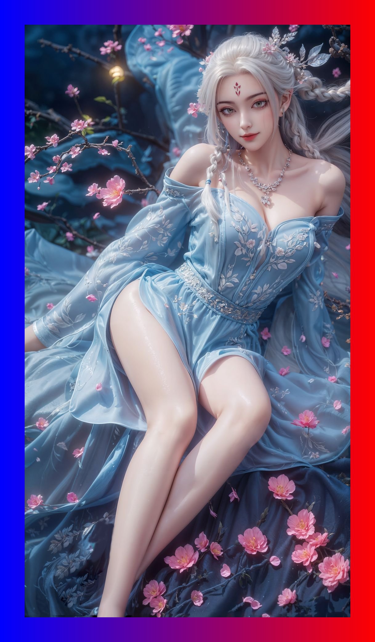 优秀的ai女神诛仙小白8k壁纸打包