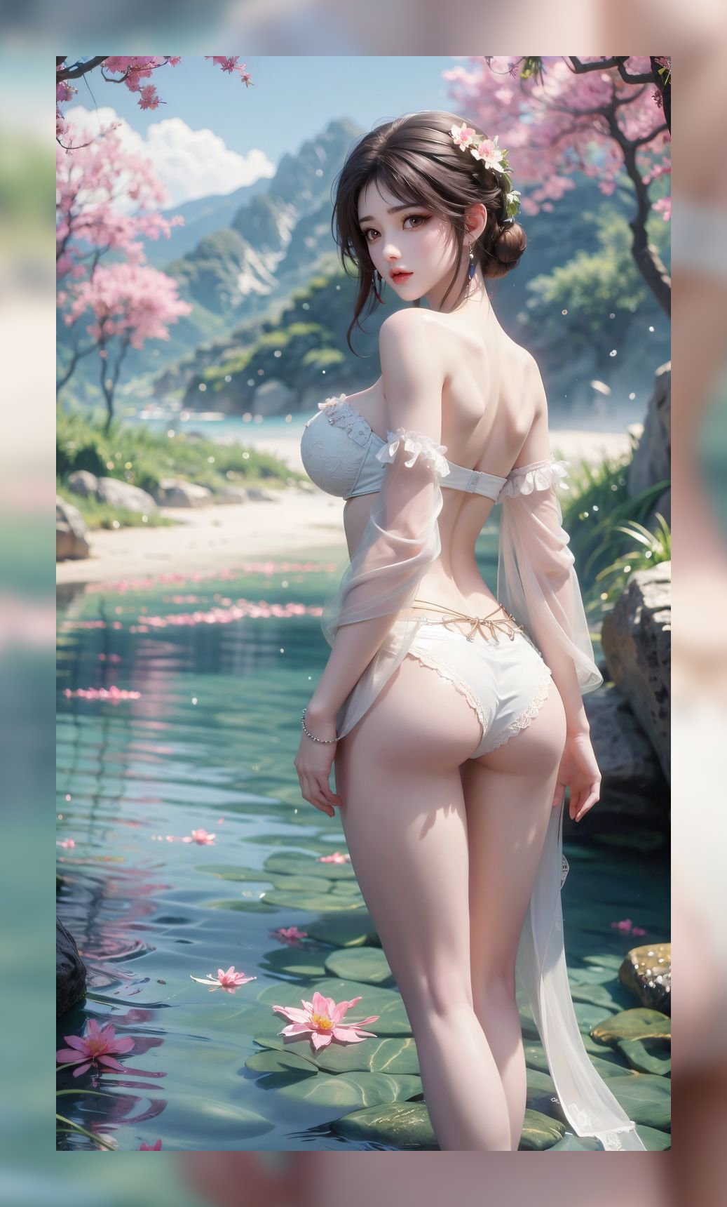 精美的ai女神完美世界火灵儿4k壁纸打包