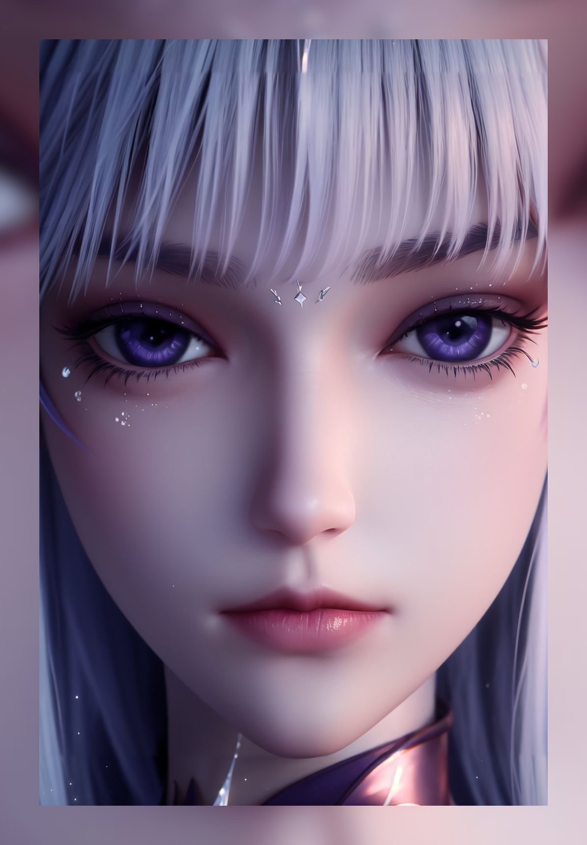 炫酷的ai素材神印王座圣采儿高清6k壁纸下载