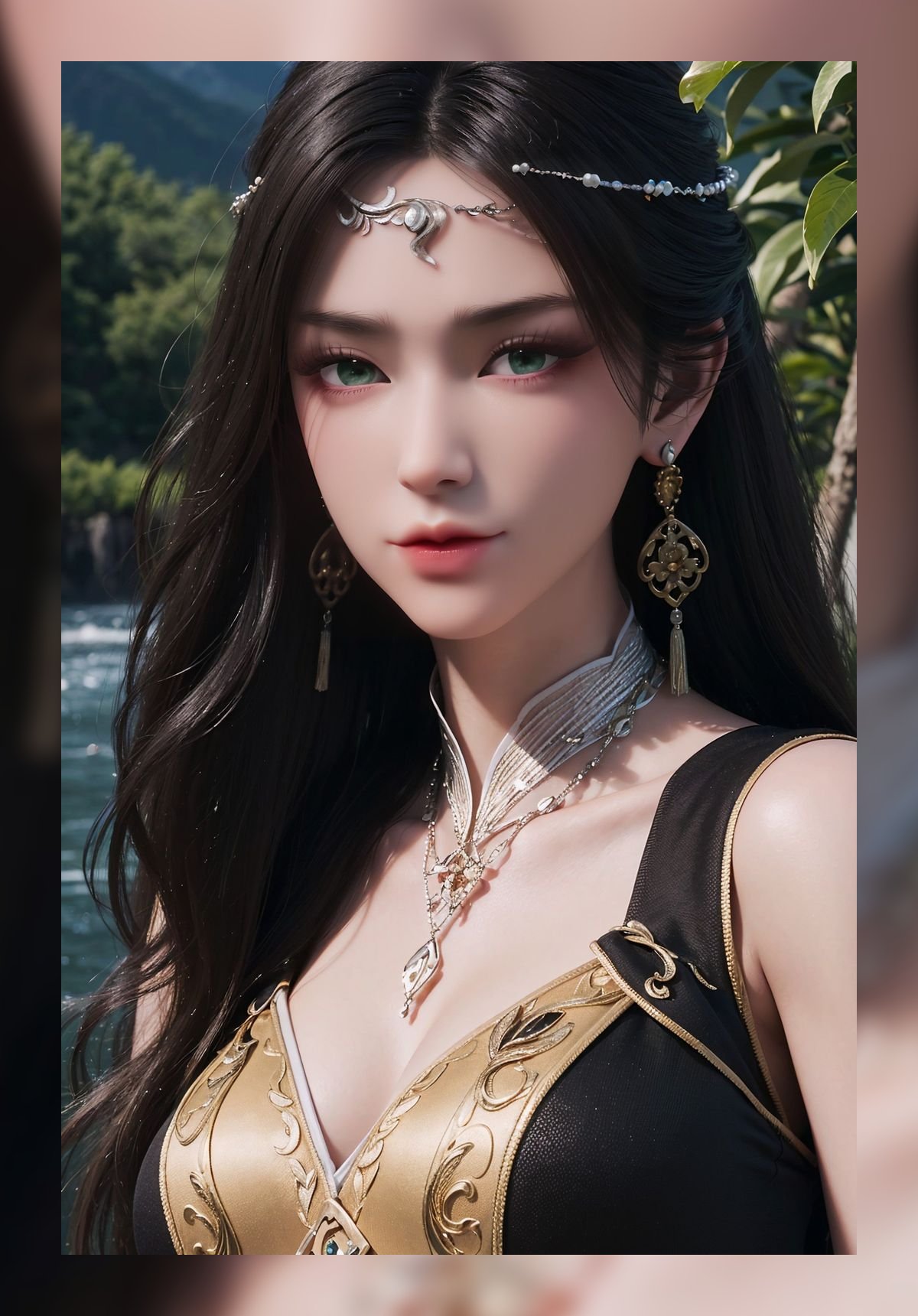 新出炉ai作品诛仙金瓶儿超清晰6k壁纸下载