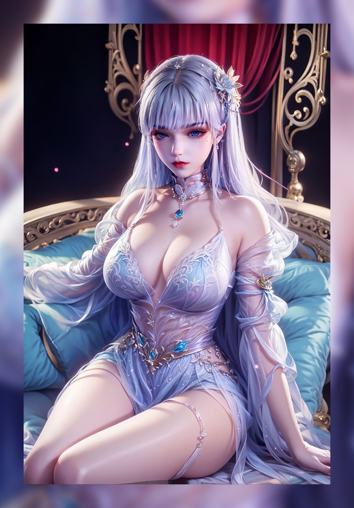 最新ai女生神印王座圣采儿6k壁纸打包