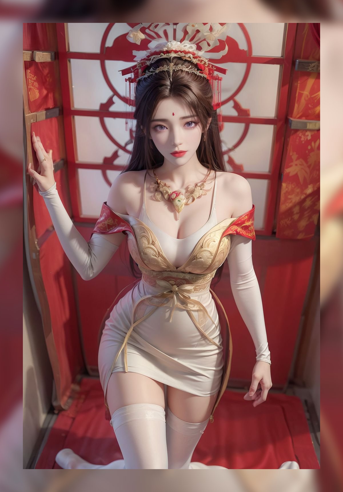 精致ai绘画完美世界月婵超清晰4k整理合集
