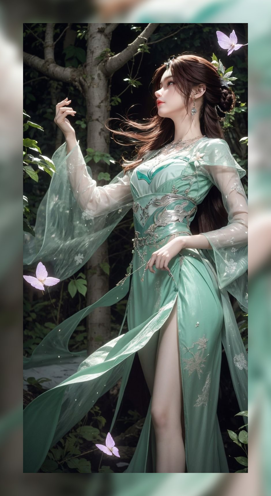 最新ai绘画完美世界叶倾仙超清晰6k壁纸打包